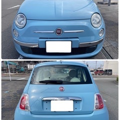 人気のフィアット500ツインエア❗️900ccターボ❗️車検令和8年8月まで❗️の画像
