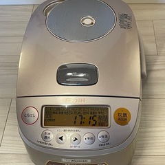 象印・炊飯器　鉄器コート・プラチナ厚釜の画像