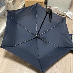 ワンタッチ式の折り畳み傘の画像