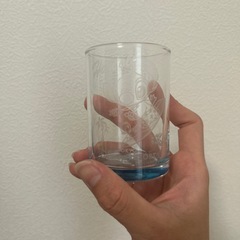スティッチ グラス コップの画像