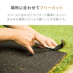 モダンデコ　お庭　芝生の画像