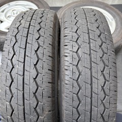 軽バン軽トラ ホンダ純正 23年DUNLOP 145R12 6PR ４本　⭐️の画像