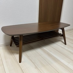 モダンデコ センターテーブル/ローテーブル ブラウンの画像