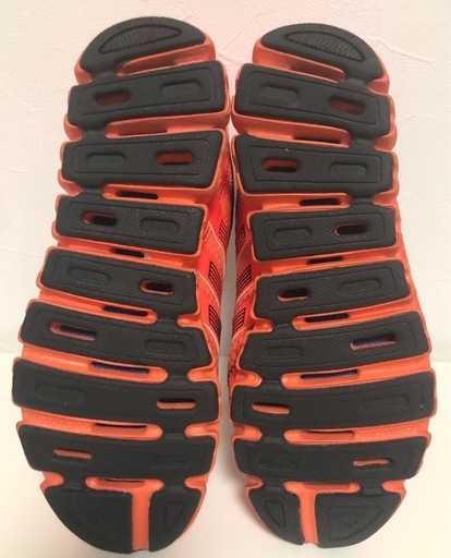 【中古品】アディダス adidas climacool クライマクール スニーカー 25cm メンズ レディース オレンジ×ブルー ランニングシューズ