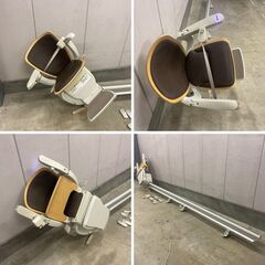 J7Y2300 中央エレベーター工業 階段 昇降機 600ST/SI INTERFACE M/F R Stannah スタナー 介護 用品 車椅子 ステップ イス 福祉 家庭用 ステアリフト 現状の画像