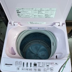 ハイセンス 洗濯機 5.5kg　の画像