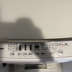 Hisense 洗濯機 5.5kg（美品・引っ越しのためお譲りします）の画像