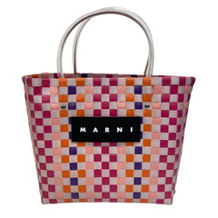 マルニ MARNI ハンドバッグ バスケット トートバッグ ベージュの画像
