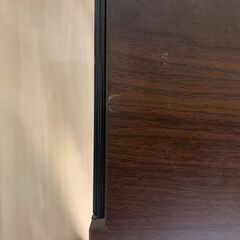 木目PCデスク スライダー&足元大容量収納付き w90h82.6d39.5cm 5ヶ月使用の画像