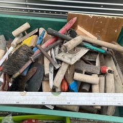 撹拌器　　水平器　鋤簾　　コテ震動ドリルの画像