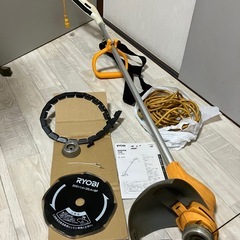電動刈払機　電動芝刈機　 RYOBI AK-3000 の画像