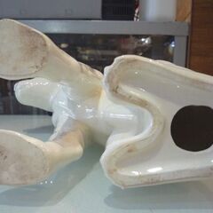 昭和レトロ Victor ニッパー犬 陶器製 オブジェ 高さ21.5cm ビクター犬 ノベルティグッズ 置物 インテリア雑貨 札幌市東区 新道東店の画像