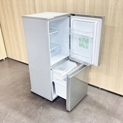 A1541🌟激安‼️AQUA 2ドア冷蔵庫126L AQR-13J (S)🌟動作確認済⭕️配送・設置♻️の画像