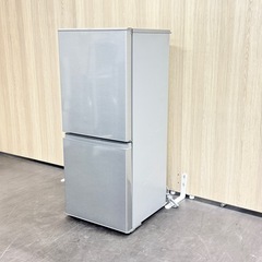A1541🌟激安‼️AQUA 2ドア冷蔵庫126L AQR-13J (S)🌟動作確認済⭕️配送・設置♻️の画像