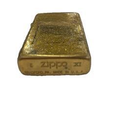 170590 現状品 ZIPPO ジッポ 真鍮 スリム AMERICA フラッグ 旗 1995年製　※デコレーションあり ゴールド　ビジュー付き [1000027777731]の画像