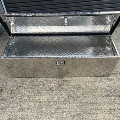 アルミ ボックス 工具箱 軽トラ ツールボックス 荷台ボックス コンテナ 鍵付きの画像