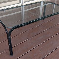 【テーブル】レトロガラステーブルの画像