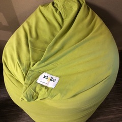 【yogibo 】ビーズクッション　ライトグリーンの画像