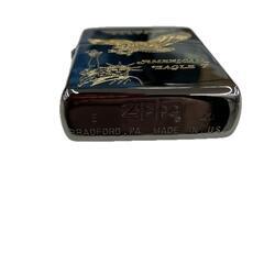 170590 現状品 ZIPPO ジッポ AMERICAN EAGLE 7 Ⅶ コレクション 1995年製 シルバー　ブロンズ [1000027777588]の画像