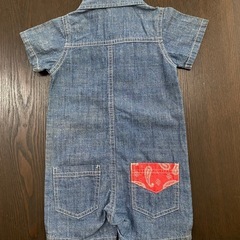 ELFINDOLL デニムロンパース70cm／トレーニングブリーフ95cm3枚組の画像
