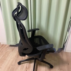 ニトリ　ワークチェア　クエトBKの画像