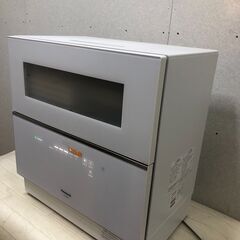2021年製 中古★Panasonic パナソニック「ナノイー X」ストリーム除菌洗浄! 食器洗い乾燥機 NP-TZ300-W 食洗機　【糸島市内 送料無料】88252-3-020の画像
