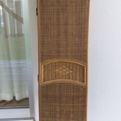 ◆パーテーション 4連 衝立 折りたたみ 間仕切り おしゃれ 木製の画像