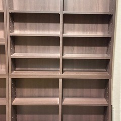 本棚２台＋転倒防止具セットの画像