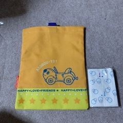 トートバッグ　シューズバッグの画像