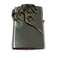 170590 現状品 ZIPPO ジッポ Armor Fire Metal トライバルメタル 2008年製　炎 シルバー [1000027777755]の画像