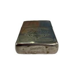 170590 現状品 ZIPPO ジッポ ヴィンテージ シルバーカラー FOR THE LIGHT OF YOUR LIFE U.S.A. AMERICAN TRADITIONAL 1990年製 シルバー [1000027777748]の画像