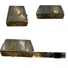 170590 現状品 ZIPPO ジッポ 1935 レプリカ 2015年製 ゴールド　ブロンズ [1000027777700]の画像