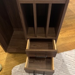 収納キャビネット　学生のもの色々収納の画像