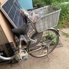自転車 ママチャリ 電動アシスト の画像