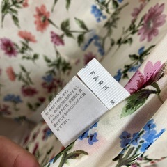 LOWRYS FARM 花柄シースルーロングワンピース 羽織の画像