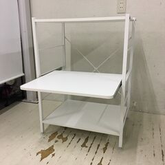  25016  レンジラック　レンジ台　キッチンラック　幅61cm    ◆大阪市内・東大阪市他 6,000円以上ご購入で無料配達いたします！◆ ※高槻・枚方方面◆西宮・尼崎方面◆生駒方面　それぞれ条件付き無料配送あり！            の画像