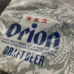 K2509-210 Orion DRAFT BEER Tシャツ 半袖 ホワイト Mサイズ 未開封 保管汚れ有りの画像