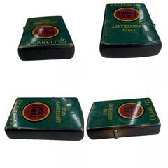 170590 現状品 ZIPPO ジッポ 希少☆  ラッキーストライク 125周年記念 限定品 特殊加工 LUCKY STRIKE 125th ANNIVERSARY 1997年製 グリーン　レッド　ブラック [1000027777724]の画像