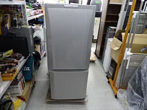 恵庭】三菱 2ドア冷蔵庫 MR-P15X 14年製 動作確認済み 清掃済み