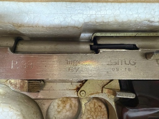《希少品》 MGC ワルサー　P-38 　SMG刻印　金属製　モデルガン