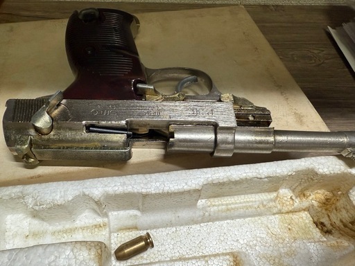 《希少品》 MGC ワルサー　P-38 　SMG刻印　金属製　モデルガン