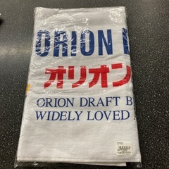 K2509-211 Orion DRAFT BEER 沖縄 スポーツ タオル 大判 未開封 保管汚れ有りの画像