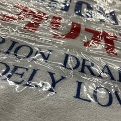 K2509-211 Orion DRAFT BEER 沖縄 スポーツ タオル 大判 未開封 保管汚れ有りの画像