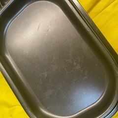 【中古】¥800 ホットプレート　たこ焼きプレート付き　一人焼肉に◎【II112】 の画像