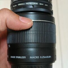 CANON純正 APS-C用ズームレンズ18-55の画像