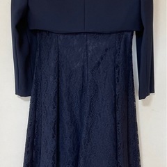 ボレロ付きワンピース（９号・紺色）の画像