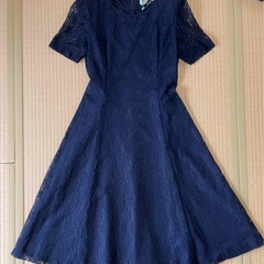 ボレロ付きワンピース（９号・紺色）の画像