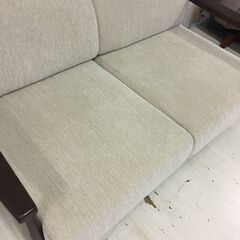  25011  ファブリック2人掛けソファ　幅127cm NITORI   ◆大阪市内・東大阪市他 6,000円以上ご購入で無料配達いたします！◆ ※高槻・枚方方面◆西宮・尼崎方面◆生駒方面　それぞれ条件付き無料配送あり！            の画像