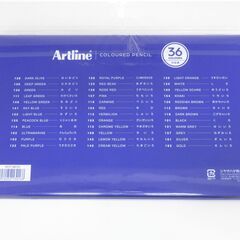 Artline COLOURED PENCIL 色鉛筆 36色 未開封 未使用 G-2363の画像
