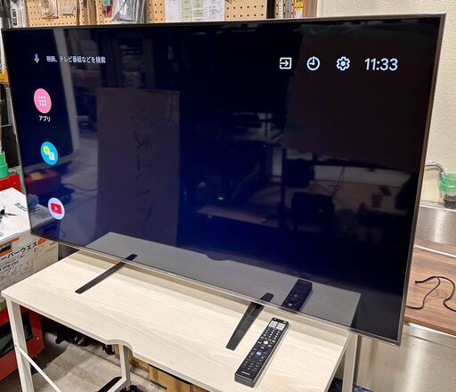 売却済み　【SONY】 55インチ 4K液晶テレビ BRAVIA KJ-55X9000F　美品